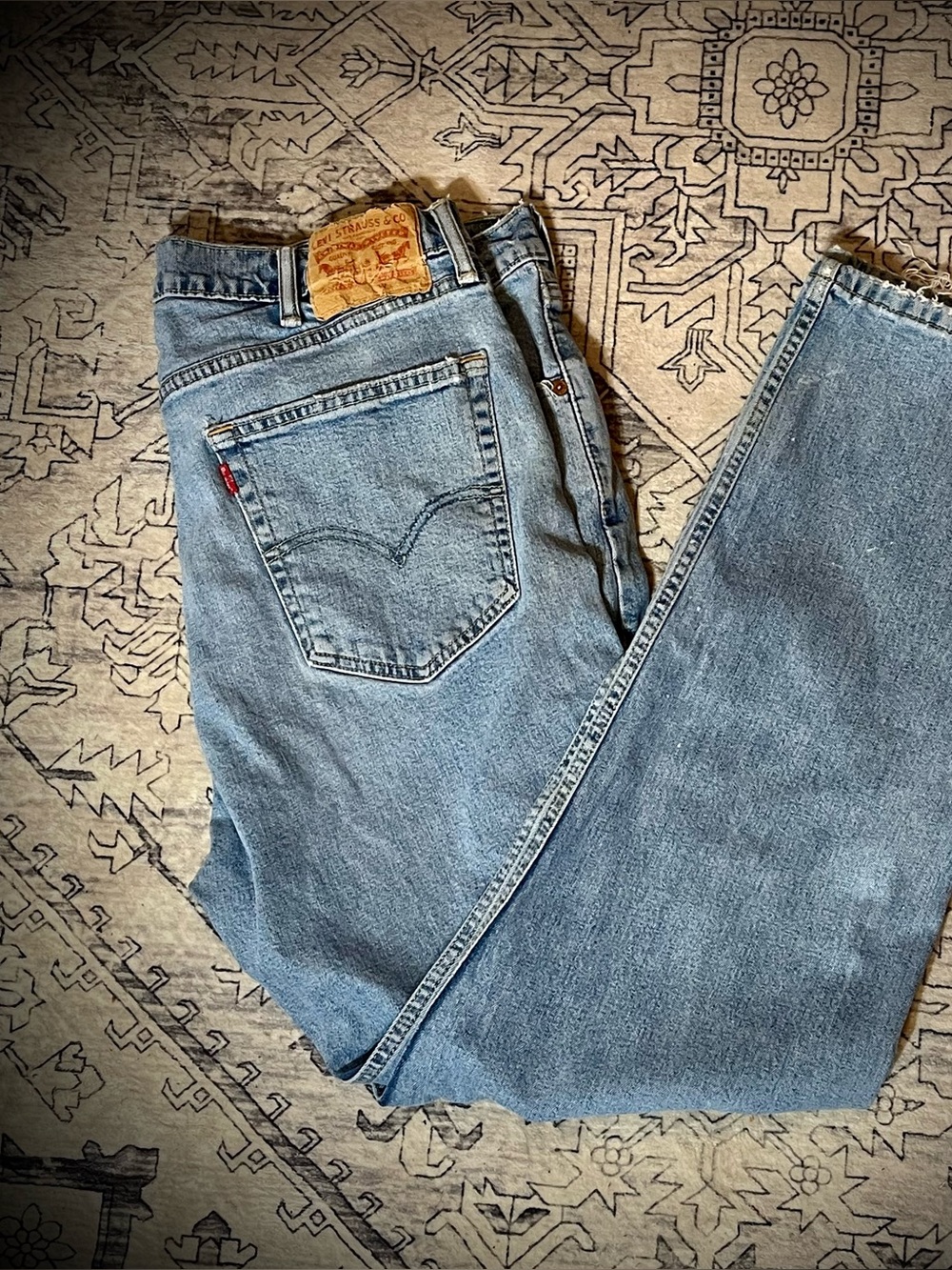Levi's Light Blue Relaxed Fit Men's Jeans
